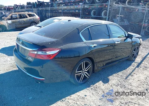 2017 Honda Accord Touring V6 from USA, damaged, VIN 1HGCR3F9XHA022590
